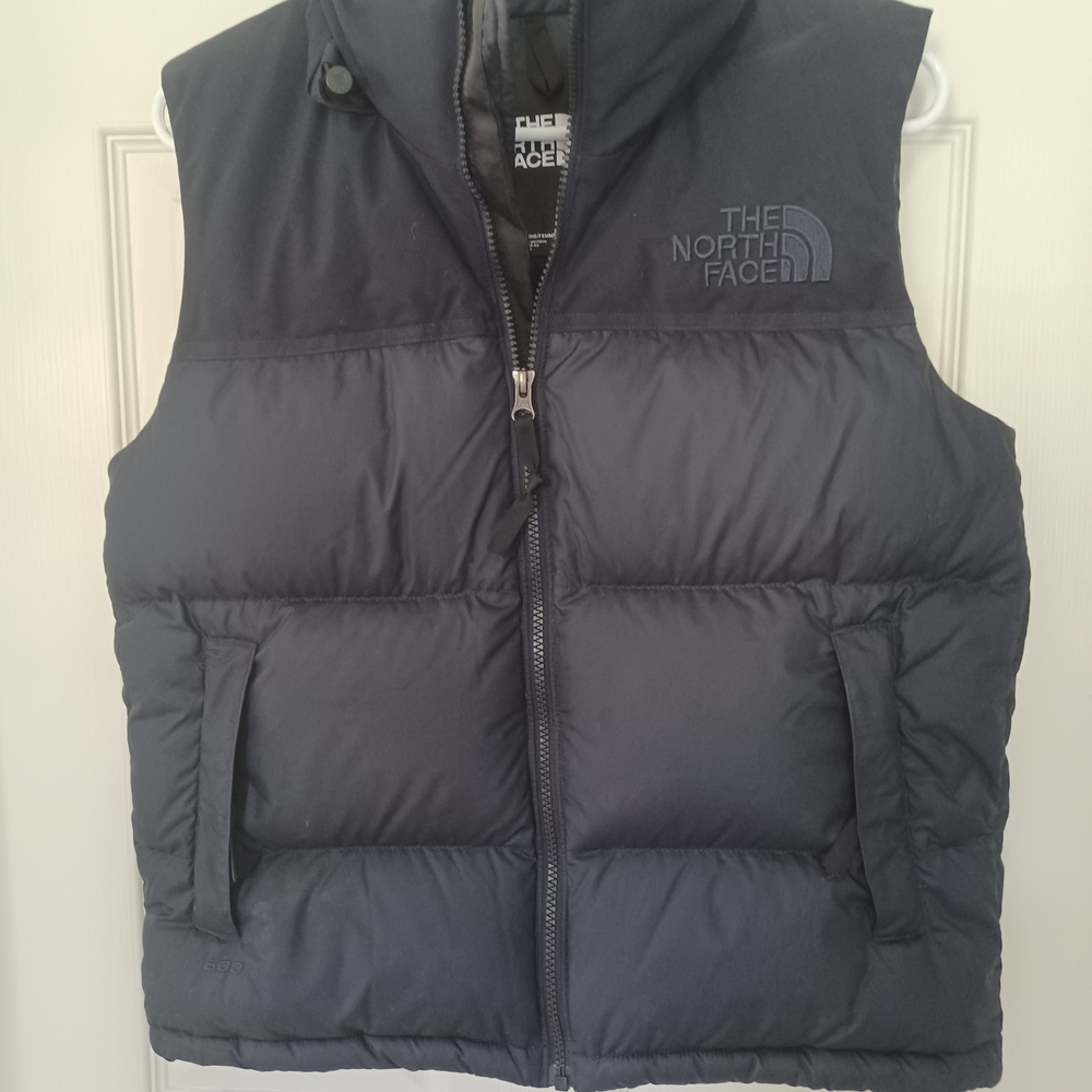 The North Face Dark Blue Puffer Vest